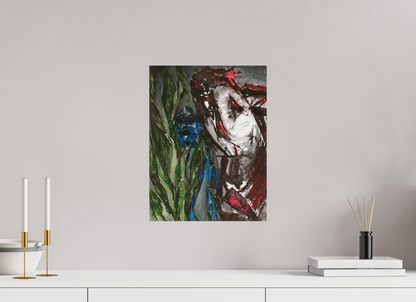 30 x 40 cm, Leinwandprint, matt, ohne Rahmen "Angst" - Leinwanddruck