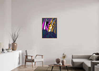 60 x 83,3 cm, Leinwandprint, matt, Ahorn natur "Octopus Leaving" - Leinwandprint