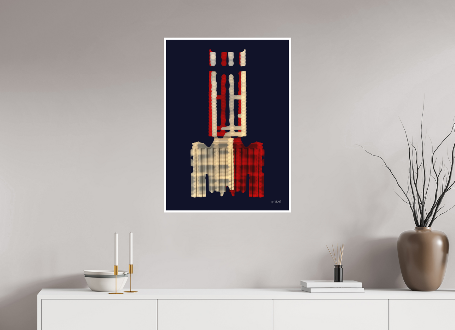 60 x 83,3 cm, Fine Art Print, 1 cm Weißrand "Diabolo" - Fine Art Print