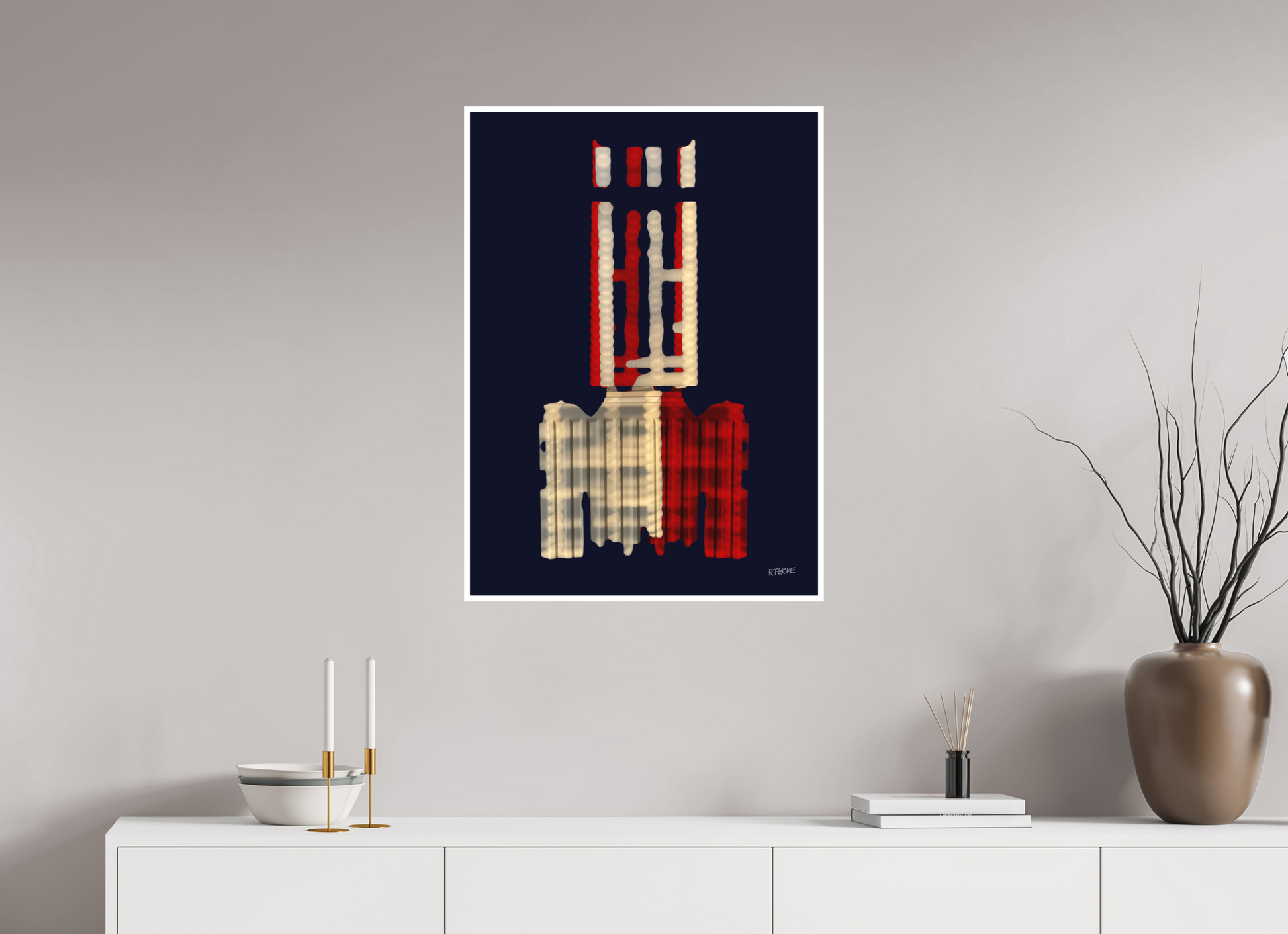 60 x 83,3 cm, Fine Art Print, 1 cm Weißrand "Diabolo" - Fine Art Print