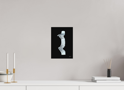 20 x 28,9 cm, Fine Art Print, ohne Weißrand "Zebramann" - Kunstdruck