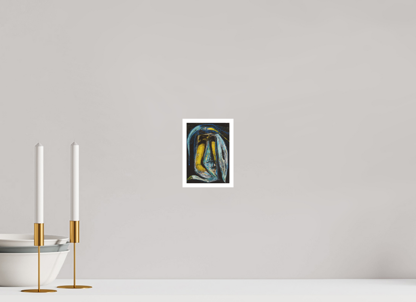 DIN A6 (10,5 x 14,8 cm), Fine Art Print, 1 cm Weißrand "Arrogans" - Fine Art Print