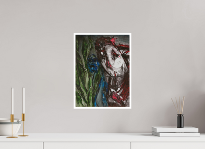 30 x 40 cm, Fine Art Print, 1 cm Weißrand "Angst" - Kunstdruck
